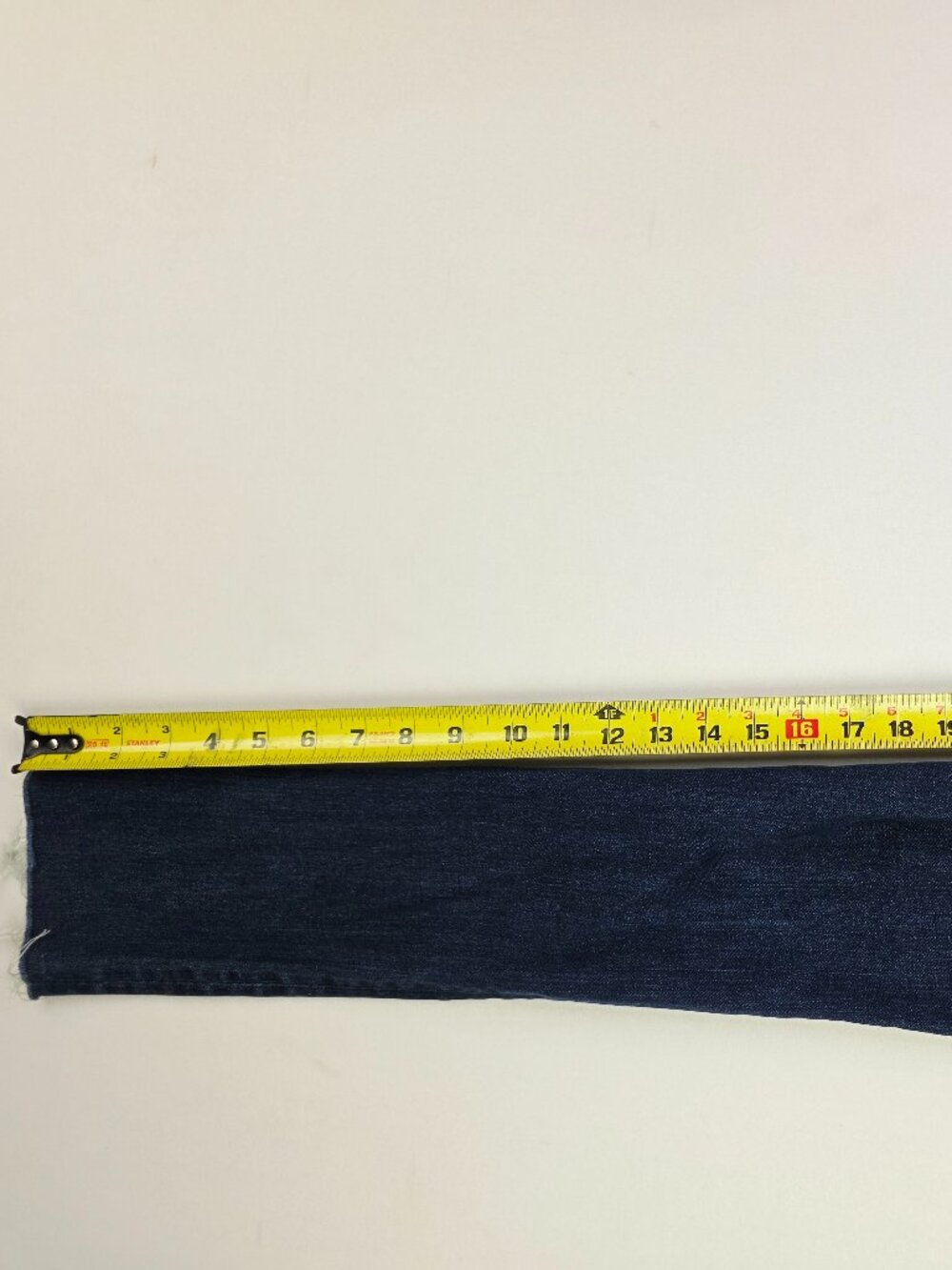 Veronica Beard Kate 10" Skinny Womens Size 24X27 Raw Hem Blue Denim Jeans USA - Picture 10 of 12